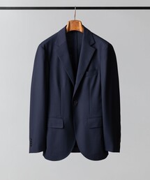 〈洗濯機可能〉ウォッシャブル バーズアイ ジャケット(セットアップ対応)
