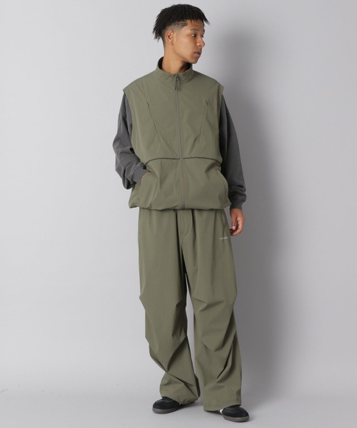 BELPER✸NYLON RIPSTOP VEST✸ナイロンベスト✸カーキ BELPER✸NYLON RIPSTOP VEST✸ナイロンベスト✸カーキ BELPER✸NYLON