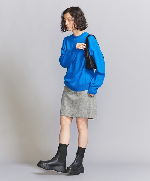 BEAUTY&YOUTH UNITED ARROWS（ビューティーアンドユースユナイテッドアローズ）の「ツイード ミニスカート（スカート・レディース・ナチュラル/ブラック・S/M）」の8枚目の写真