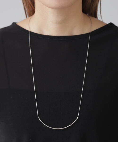 FREE'S MART(フリーズマート)の「メタルラインネックレス(ネックレス・レディース・シルバー/ゴールド・フリ-)」の2枚目の写真