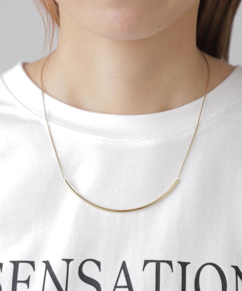 FREE'S MART(フリーズマート)の「メタルラインネックレス(ネックレス・レディース・シルバー/ゴールド・フリ-)」の1枚目の写真