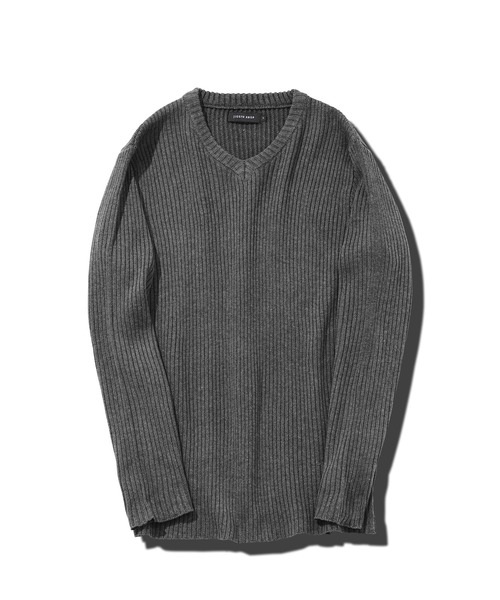 コットンタッチテレコニットセーター（ニット/セーター）｜JIGGYS SHOP