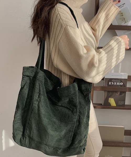 TOD’S コーデュロイトートバッグ TOD'S/トッズ_Women通販 | レザー ショッピング バッグ ミディアム