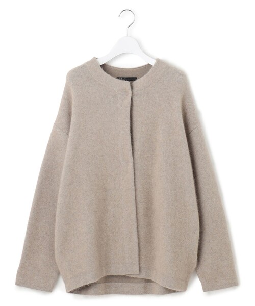 23区(ニジュウサンク)の「【CLASSY.11月号掲載/洗える】ラクーンブレンドダブルフェイス ニットカーディガン(カーディガン/ボレロ・レディース・ブラック系/ライトグレー系/ベージュ系・46/44)」の12枚目の写真
