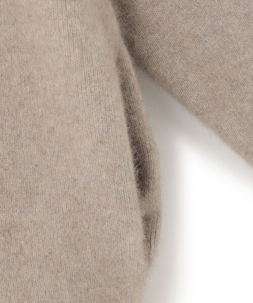 23区(ニジュウサンク)の「【CLASSY.11月号掲載/洗える】ラクーンブレンドダブルフェイス ニットカーディガン(カーディガン/ボレロ・レディース・ブラック系/ライトグレー系/ベージュ系・46/44)」の16枚目の写真