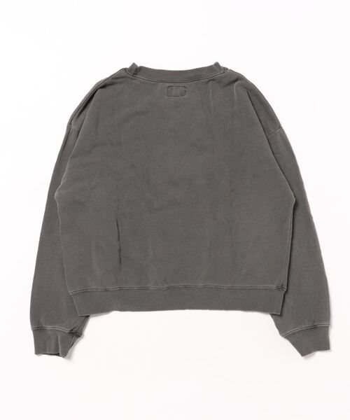 BIG FIELD（ビッグフィールド）の「ピグメントスウェット（スウェット・キッズ・チャコール/ブルー/ライトグリーン/パープル/オフホワイト/オレンジ・100/130/120/110/95/90/80/140/150）」の14枚目の写真