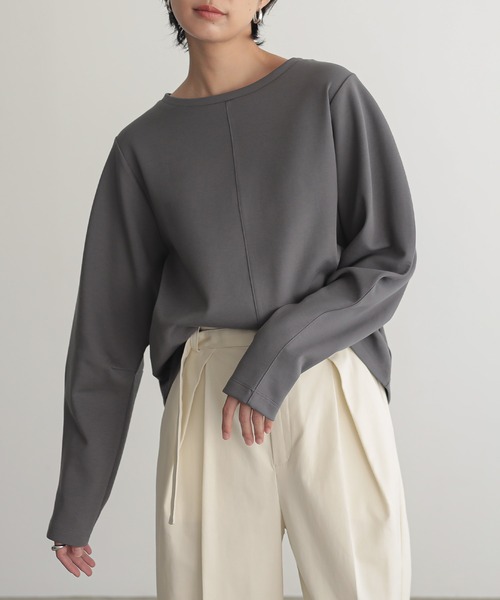 ダンボールコクーン袖プルーバー【サスティナブル】（Tシャツ