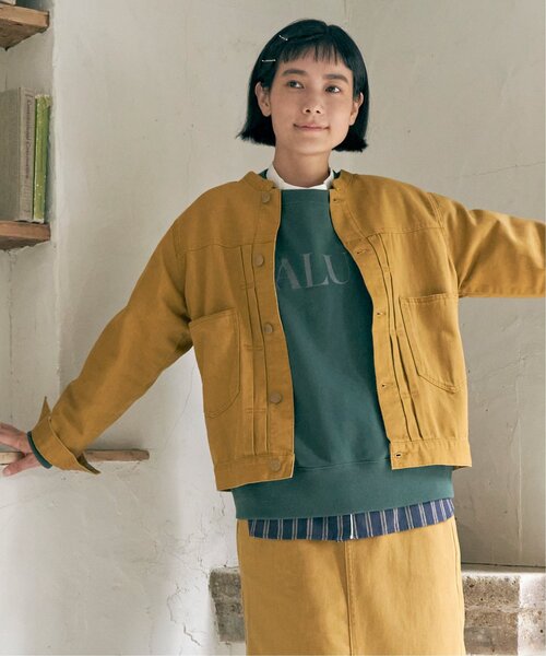 LBC（エルビーシー）の「ステッチ刺繍ロゴ裏毛プルオーバー（スウェット・レディース・ベージュ/グリーン/ワインレッド/その他6・M/L）」の7枚目の写真