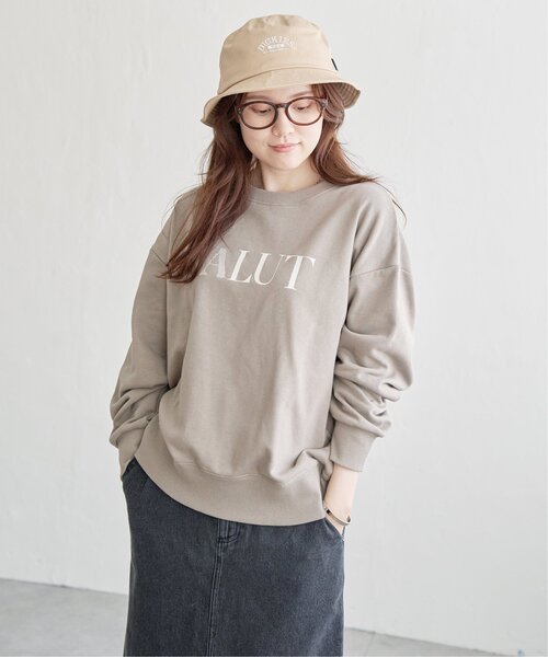 LBC（エルビーシー）の「ステッチ刺繍ロゴ裏毛プルオーバー（スウェット・レディース・ベージュ/グリーン/ワインレッド/その他6・M/L）」の13枚目の写真