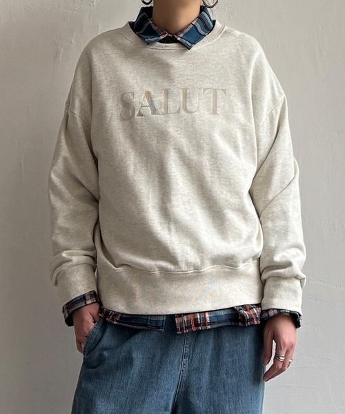 LBC（エルビーシー）の「ステッチ刺繍ロゴ裏毛プルオーバー（スウェット・レディース・ベージュ/グリーン/ワインレッド/その他6・M/L）」の16枚目の写真