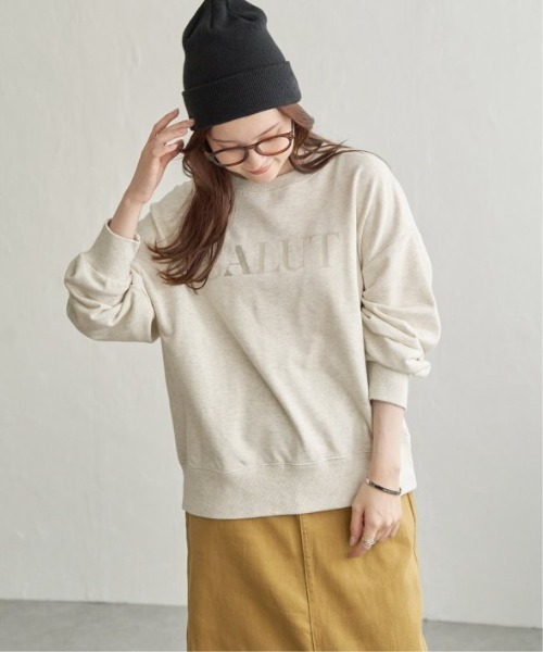 LBC（エルビーシー）の「ステッチ刺繍ロゴ裏毛プルオーバー（スウェット・レディース・ベージュ/グリーン/ワインレッド/その他6・M/L）」の17枚目の写真