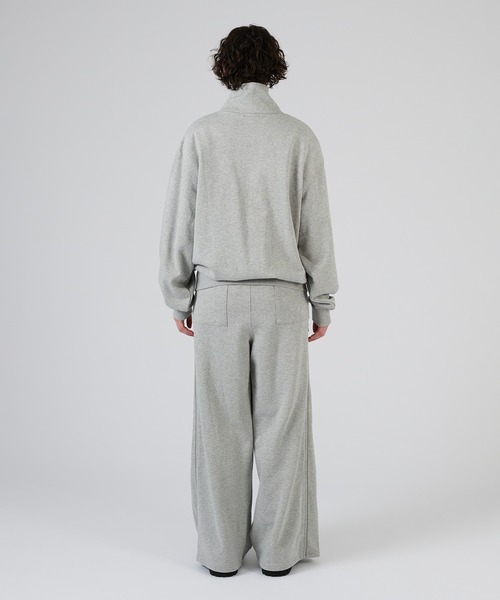 ONCILY（オンシェリー）の「STAND NECK FULL-ZIP SWEAT / スタンドネックフルジップスウェット（スウェット・メンズ・ブラック/杢グレー・LARGE/MEDIUM/SMALL）」の17枚目の写真