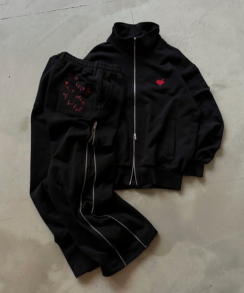 セール】STAND NECK FULL-ZIP SWEAT / スタンドネックフルジップ