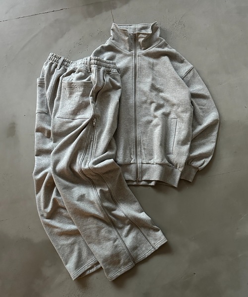 セール】STAND NECK FULL-ZIP SWEAT / スタンドネックフルジップ