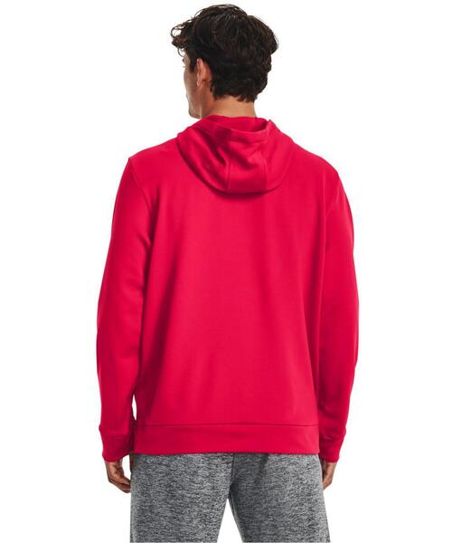 UNDER ARMOUR(アンダーアーマー)の「UAアーマーフリース ビッグロゴ フーディー(トレーニング/メンズ)(スウェット・メンズ・レッド・3XL/2XL/L/M/S/XL)」の2枚目の写真