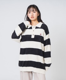 【Beverly Hills Polo Club/ビバリーヒルズポロクラブ】シャギーポロニット