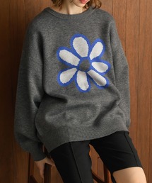 RETRO GIRL（レトロガール）の「【UNISEX】花柄アソートNTPO（ニット/セーター・レディース）」