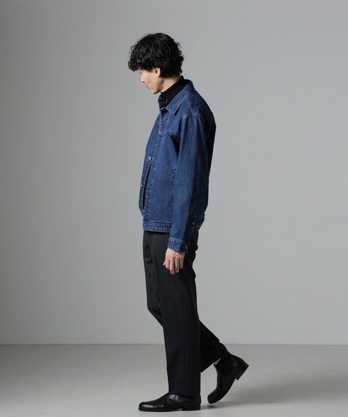 NANO universe(ナノユニバース)の「ライクラデニムブルゾン(デニムジャケット・メンズ・ネイビー/ブルー・M/L)」の10枚目の写真