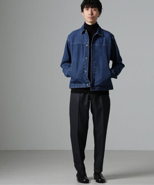 NANO universe(ナノユニバース)の「ライクラデニムブルゾン(デニムジャケット・メンズ・ネイビー/ブルー・M/L)」の13枚目の写真