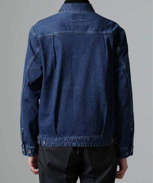 NANO universe(ナノユニバース)の「ライクラデニムブルゾン(デニムジャケット・メンズ・ネイビー/ブルー・M/L)」の15枚目の写真