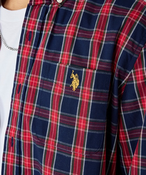 U.S. POLO ASSN.(ユーエスポロアッスン)の「【U.S. POLO ASSN.】チェックシャツ(シャツ/ブラウス・メンズ・ネイビー/グリーン・L/S/XL/M)」の9枚目の写真