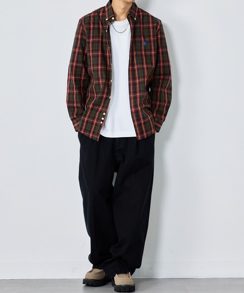 U.S. POLO ASSN.(ユーエスポロアッスン)の「【U.S. POLO ASSN.】チェックシャツ(シャツ/ブラウス・メンズ・ネイビー/グリーン・L/S/XL/M)」の16枚目の写真