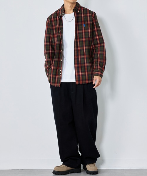 U.S. POLO ASSN.(ユーエスポロアッスン)の「【U.S. POLO ASSN.】チェックシャツ(シャツ/ブラウス・メンズ・ネイビー/グリーン・L/S/XL/M)」の17枚目の写真