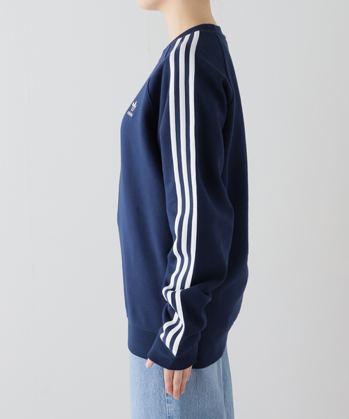 U by SPICK&SPAN(ユーバイスピックアンドスパン)の「【ADIDAS / アディダス】 3-STRIPES CREW(Tシャツ/カットソー・レディース・ネイビー/ブラウン・FREE)」の5枚目の写真
