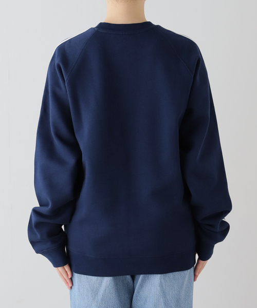 U by SPICK&SPAN(ユーバイスピックアンドスパン)の「【ADIDAS / アディダス】 3-STRIPES CREW(Tシャツ/カットソー・レディース・ネイビー/ブラウン・FREE)」の6枚目の写真