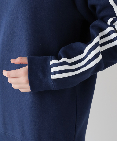 U by SPICK&SPAN(ユーバイスピックアンドスパン)の「【ADIDAS / アディダス】 3-STRIPES CREW(Tシャツ/カットソー・レディース・ネイビー/ブラウン・FREE)」の10枚目の写真