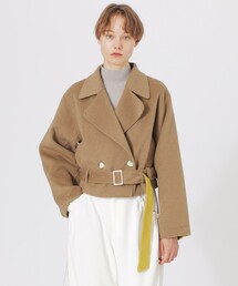 LOVELESS（ラブレス）の「リバーウールショートトレンチ（ブルゾン）」