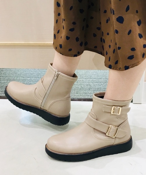 Riramonさま HEAL ME ヒールミー レディース エンジニアブーツ【幅広3E/滑りにくい