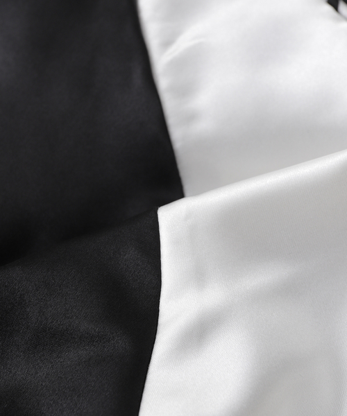 417 EDIFICE（フォーワンセブンエディフィス）の「PARIS BASKETBALL(パリ バスケットボール) 別注 リバーシブル スカブルゾン（スカジャン・メンズ・ブラック・MEDIUM/LARGE/X-LARGE）」の16枚目の写真