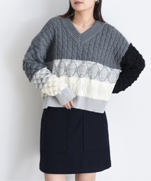 Eimee Law | MIXケーブルニット(ニット/セーター)