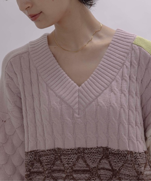 MIXケーブルニット Eimee Law│Eimee Law & LHELBIE 公式オンラインストア