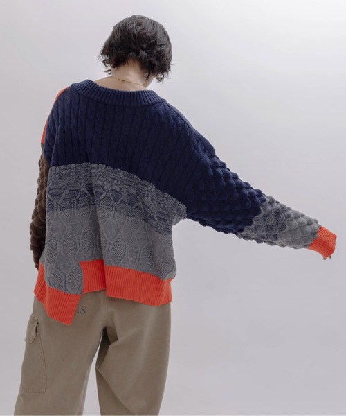 MIXケーブルニット Eimee Law│Eimee Law & LHELBIE 公式オンラインストア