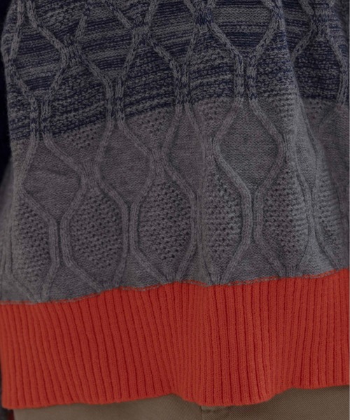 Eimee Law(エイミーロウ)の「MIXケーブルニット(ニット/セーター・レディース・アイボリー/ブラック/ライトグレー/チャコールグレー/ピンク/ネイビー・FREE)」の21枚目の写真