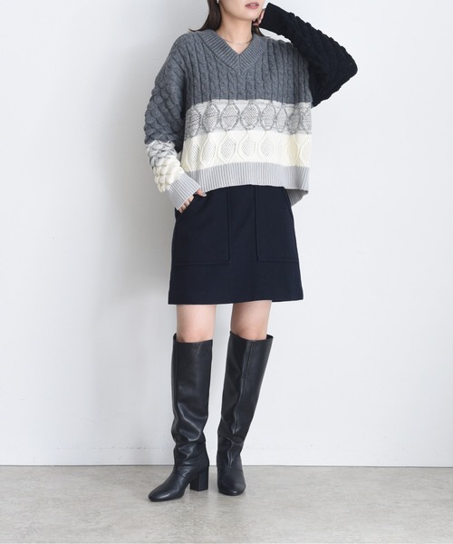 MIXケーブルニット Eimee Law│Eimee Law & LHELBIE 公式オンラインストア