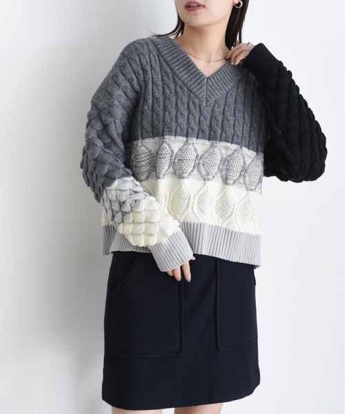 MIXケーブルニット Eimee Law│Eimee Law & LHELBIE 公式