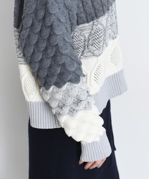 MIXケーブルニット Eimee Law│Eimee Law & LHELBIE 公式オンラインストア