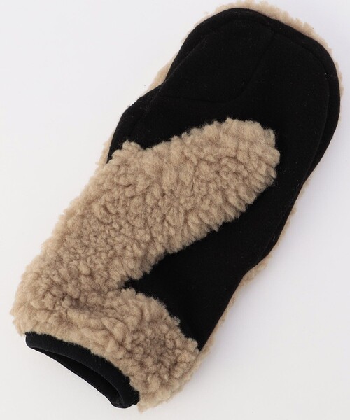 THE NORTH FACE（ザノースフェイス）の「THE NORTH FACE/ザ・ノース・フェイス Reversible Extreme Pile Mitt（手袋・メンズ・チャコールグレー/ベージュ/ナチュラル・MEDIUM/SMALL）」の6枚目の写真