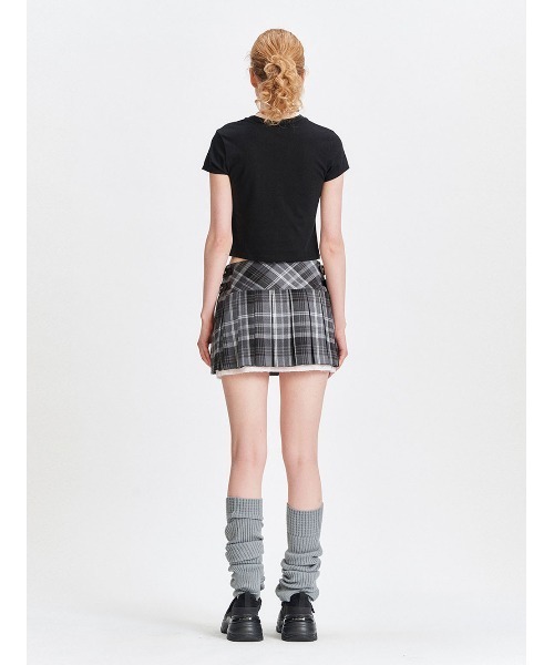 セール】MINI CHECK PLEATS SKIRT / ミニ チェック プリーツ
