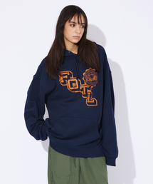 【FRUIT OF THE LOOM/フルーツオブザルーム】FTLカレッジロゴレトロパーカー/ RETRO LOGO HOODIE