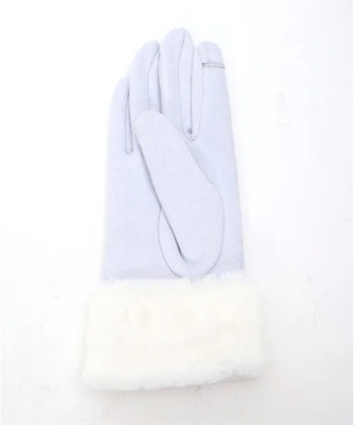 axes femme(アクシーズファム)の「雪刺繍×パールファー手袋(手袋・レディース・ワイン/サックスブルー/ブラック・FREE)」の16枚目の写真