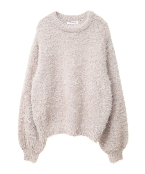フワフワシャギーニットプルオーバー(取り扱い店舗限定)（ニット/セーター）｜soffitto（ソフィット）
