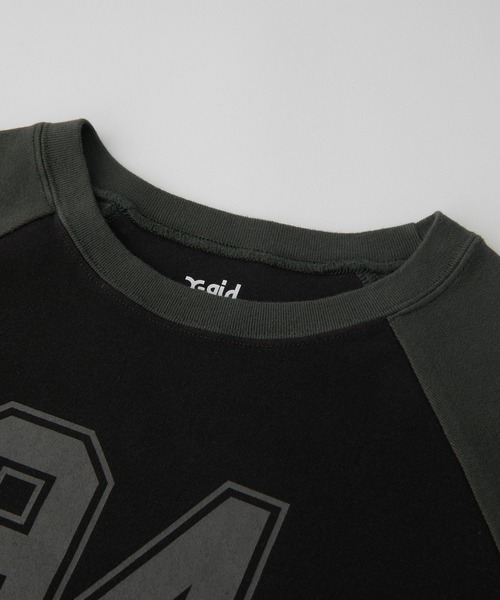 X-girl(エックスガール)の「NUMBERING RAGLAN L/S BABY TEE(Tシャツ/カットソー・レディース・ライトピンク/ブラック/ベージュ・S/M)」の21枚目の写真