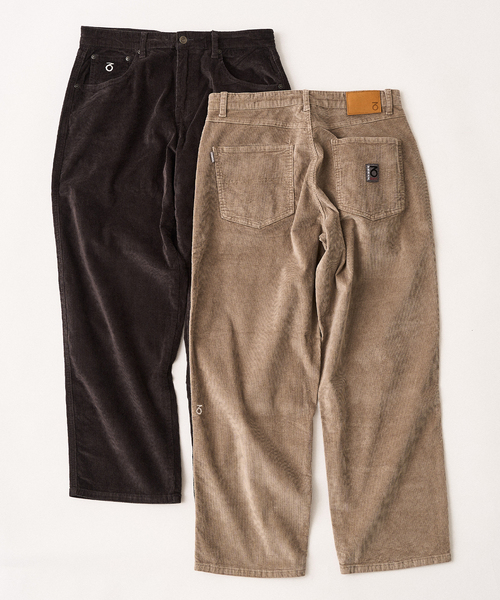 417 EDIFICE（フォーワンセブンエディフィス）の「360 / three sixty OG Baggy Fit 5 Pocket Cord Trousers（スラックス・メンズ・チャコールグレー/ベージュ・30/32/34）」の4枚目の写真