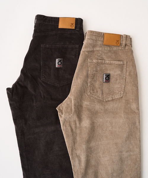 417 EDIFICE（フォーワンセブンエディフィス）の「360 / three sixty OG Baggy Fit 5 Pocket Cord Trousers（スラックス・メンズ・チャコールグレー/ベージュ・30/32/34）」の6枚目の写真
