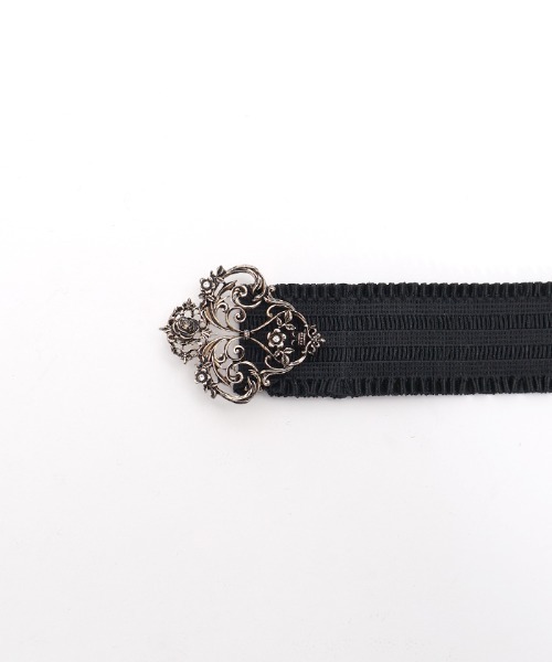 axes femme（アクシーズファム）の「花装飾クラシカルゴムベルト（ベルト・レディース・シルバー/ピンク/ゴールド・FREE）」の13枚目の写真