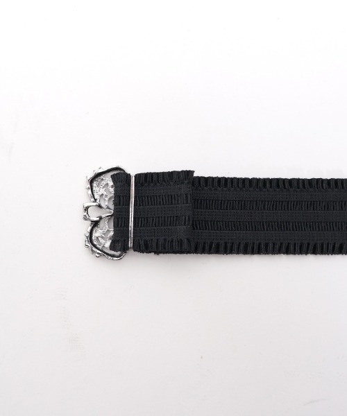 axes femme（アクシーズファム）の「花装飾クラシカルゴムベルト（ベルト・レディース・シルバー/ピンク/ゴールド・FREE）」の22枚目の写真